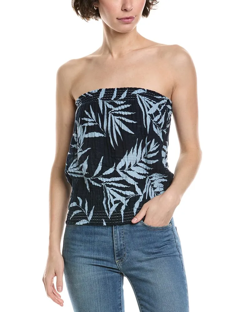 Michael Stars Simone Tube Top Blue