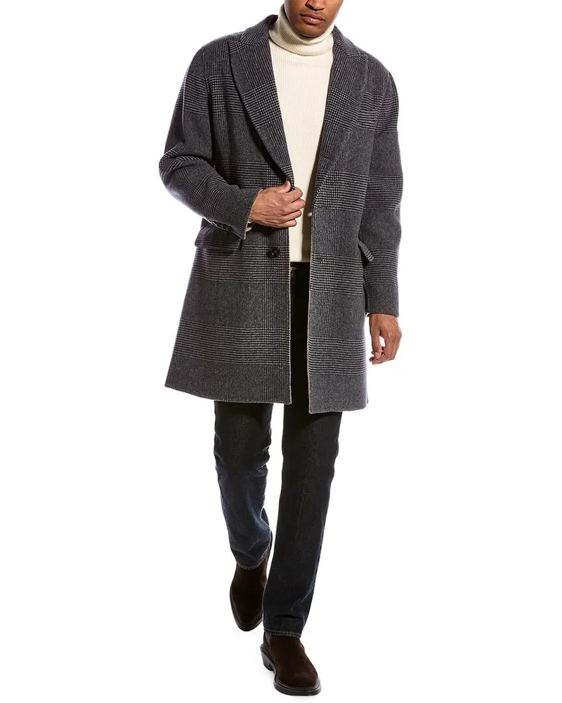 Brunello Cucinelli Wool & Cashmere-Blend Coat Nocolor