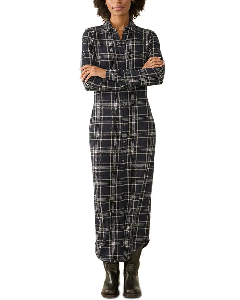 Faherty Legend Sweater Maxi Dress Nocolor