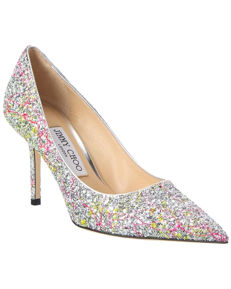 Jimmy Choo Love 85 Glitter Pump Nocolor