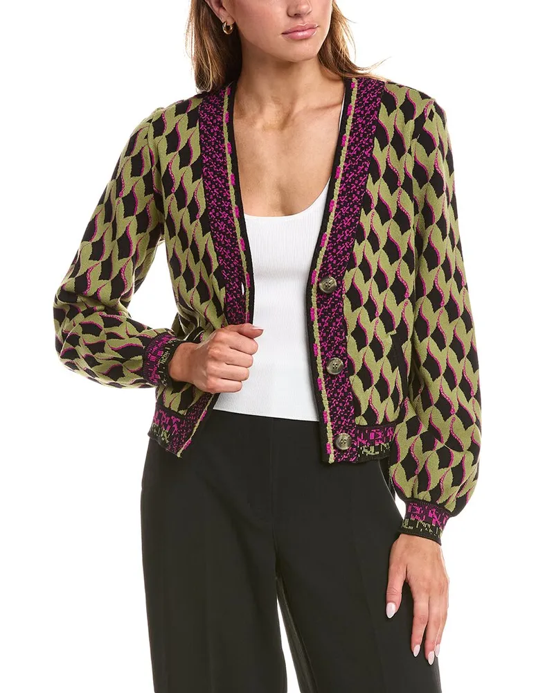 Diane von Furstenberg Bryant Cardigan Green