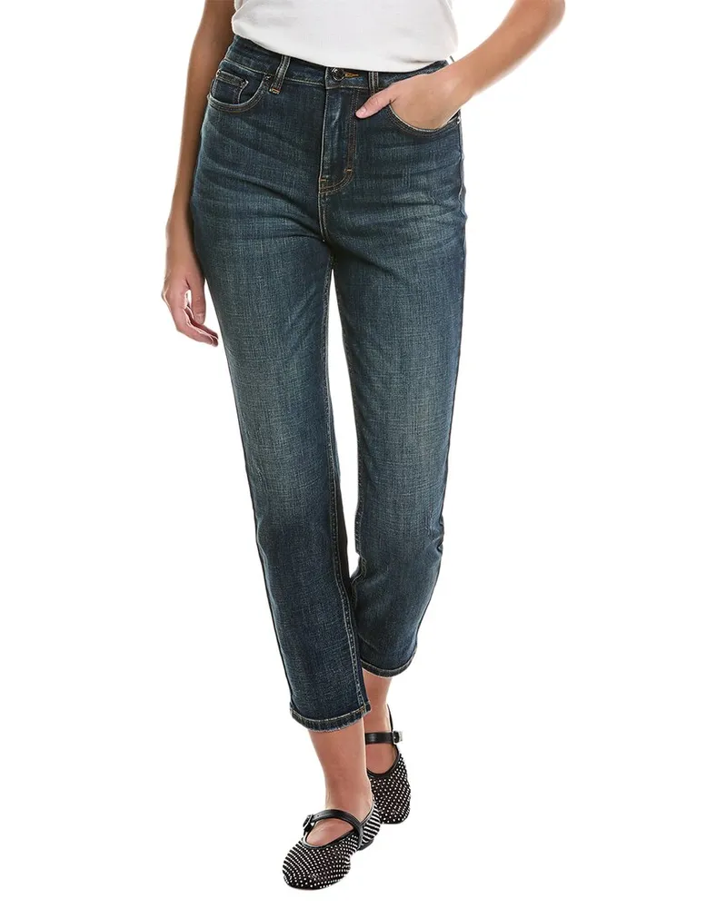 Rebecca Minkoff Ozzy Stud Skyline Wash Straight Jean Blue