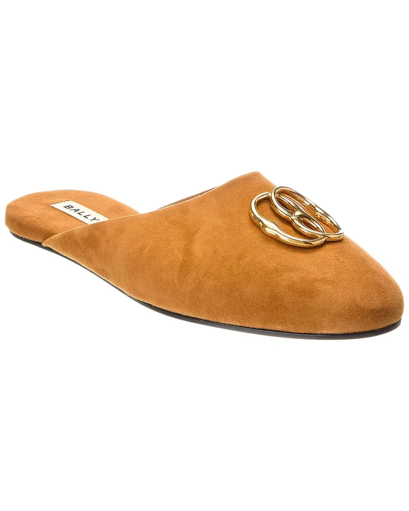 Bally Gylon Suede Loafer Brown