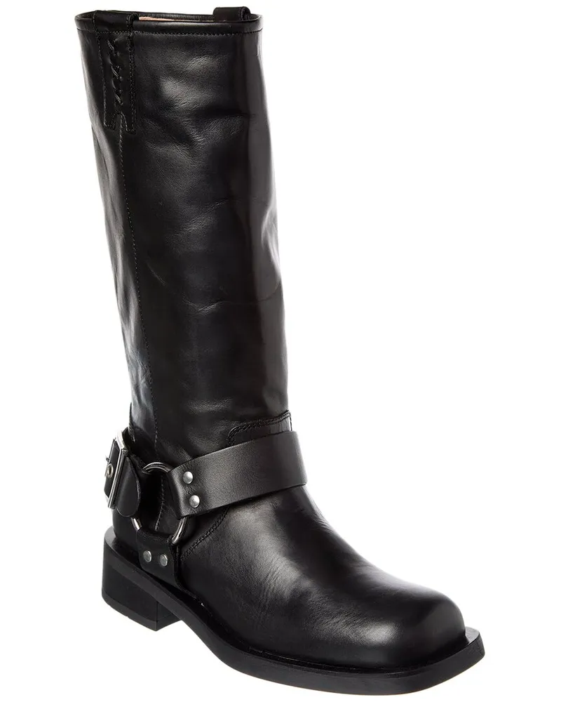 Scotch&Soda Doris Leather Knee-High Boot Black