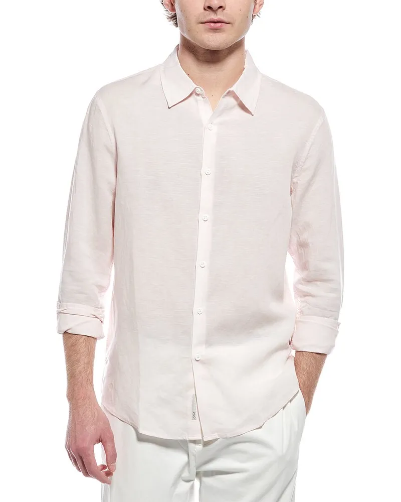 Onia Air Linen-Blend Shirt Nocolor