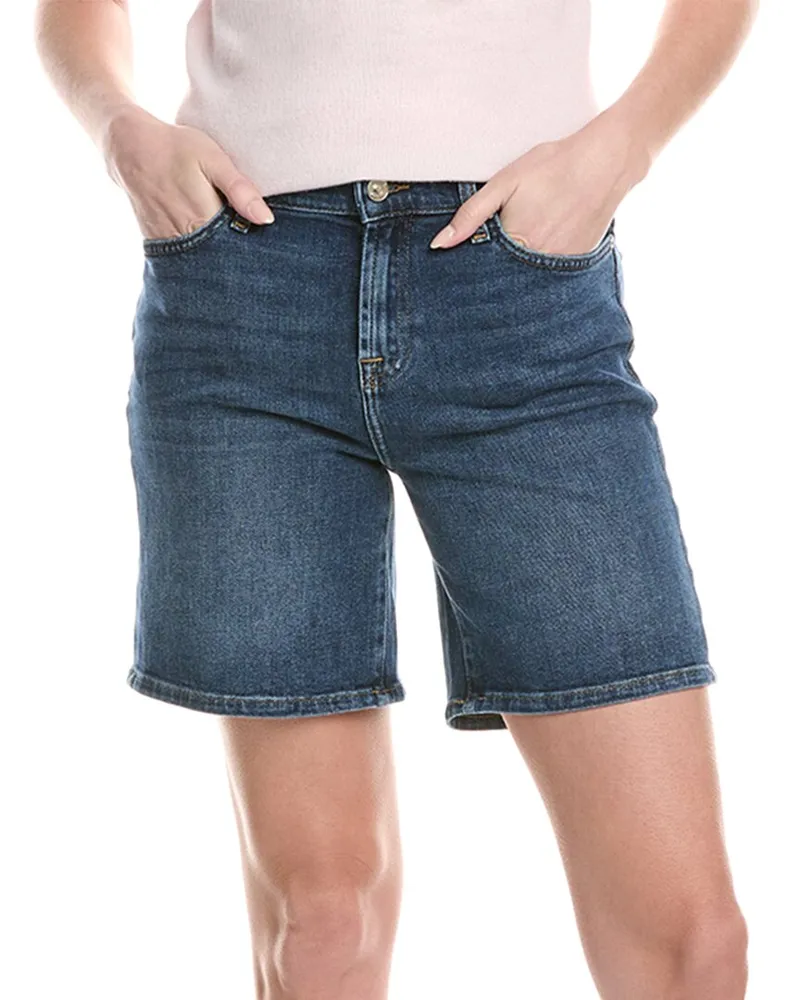 7 for all mankind Boy Short Blue