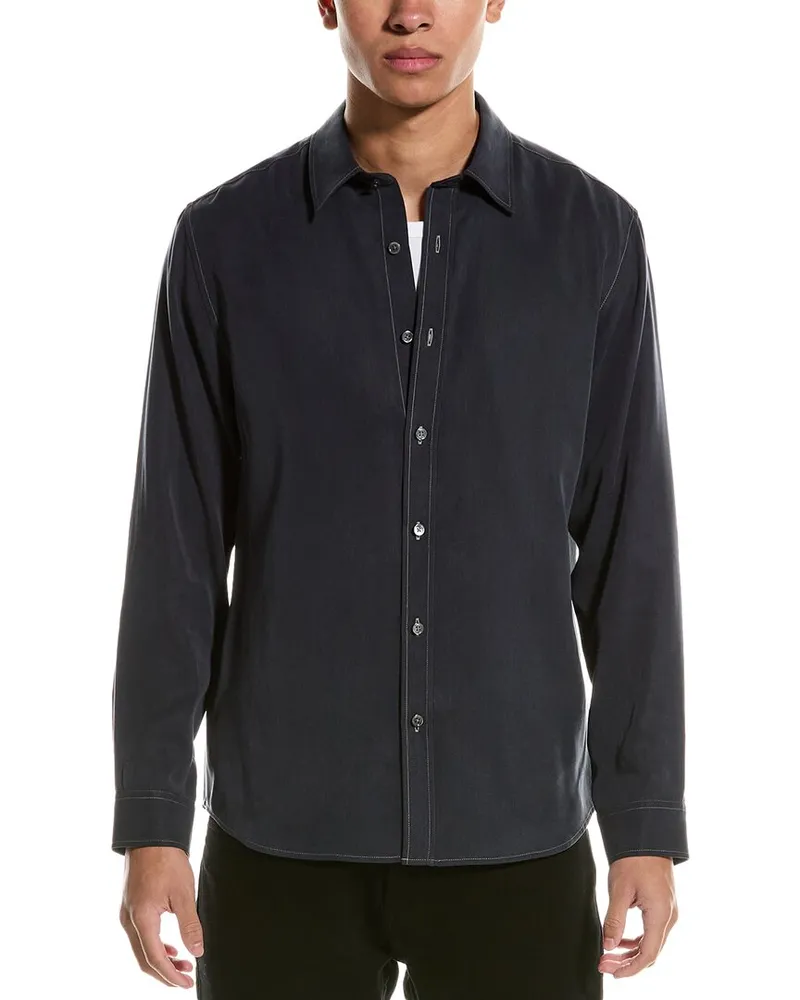 Theory Hugh Shirt Blue