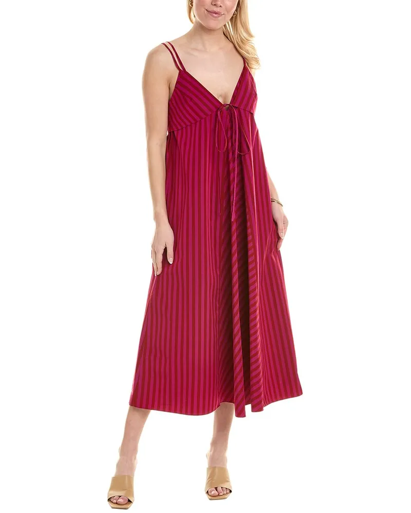 Rebecca Taylor Marseille Maxi Dress Red