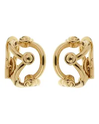 Chanel 18K Clip-On Hoops (Authentic Pre-Owned 