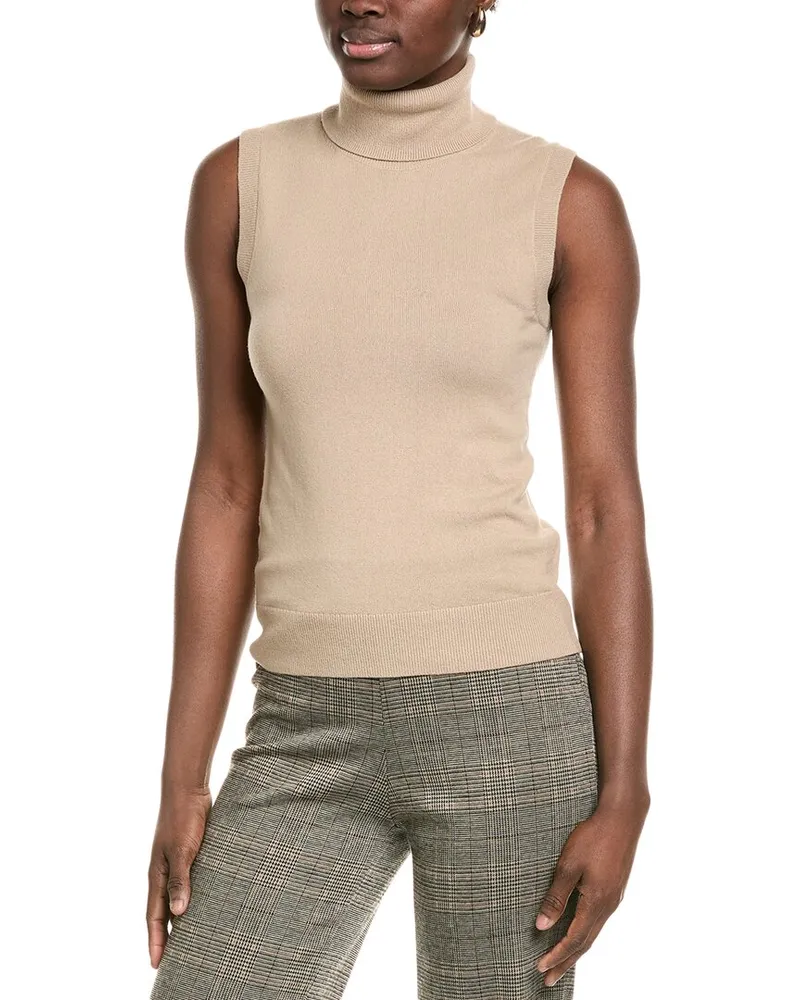 Michael Kors Collection Cashmere Tank Brown