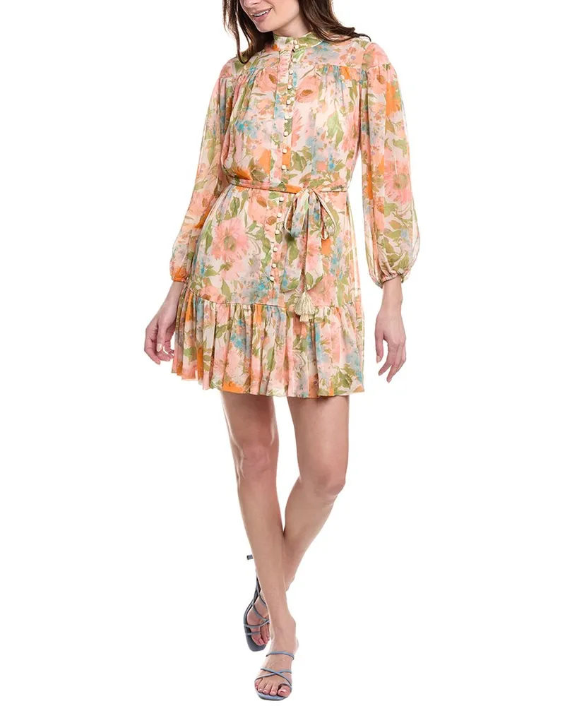 taylor Chiffon Mini Dress Pink