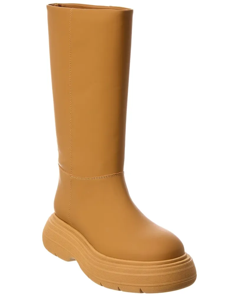 Gia Borghini Marte Leather Boot Brown