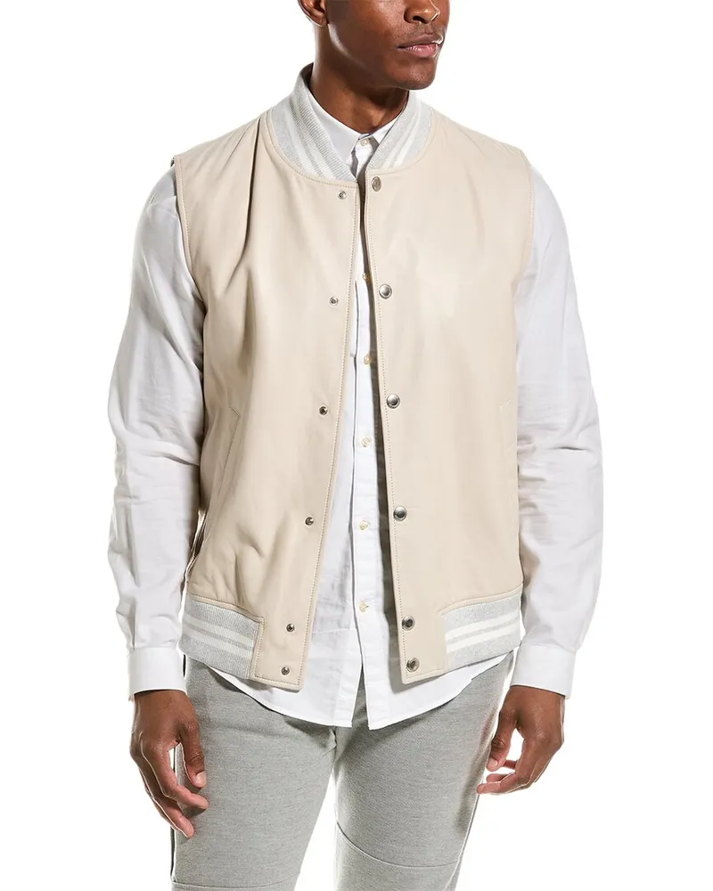 Brunello Cucinelli Leather Vest Nocolor