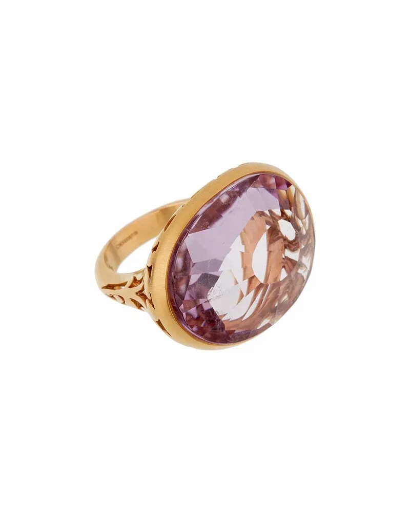 Pomellato 18K 10.00 ct. tw. Amethyst Ring (Authentic Pre-Loved Nocolor