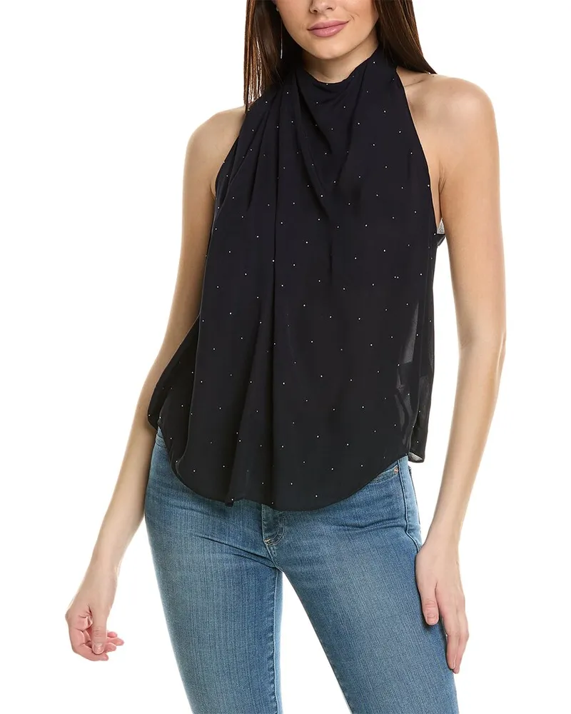 A.L.C. Amelia Silk Top Blue