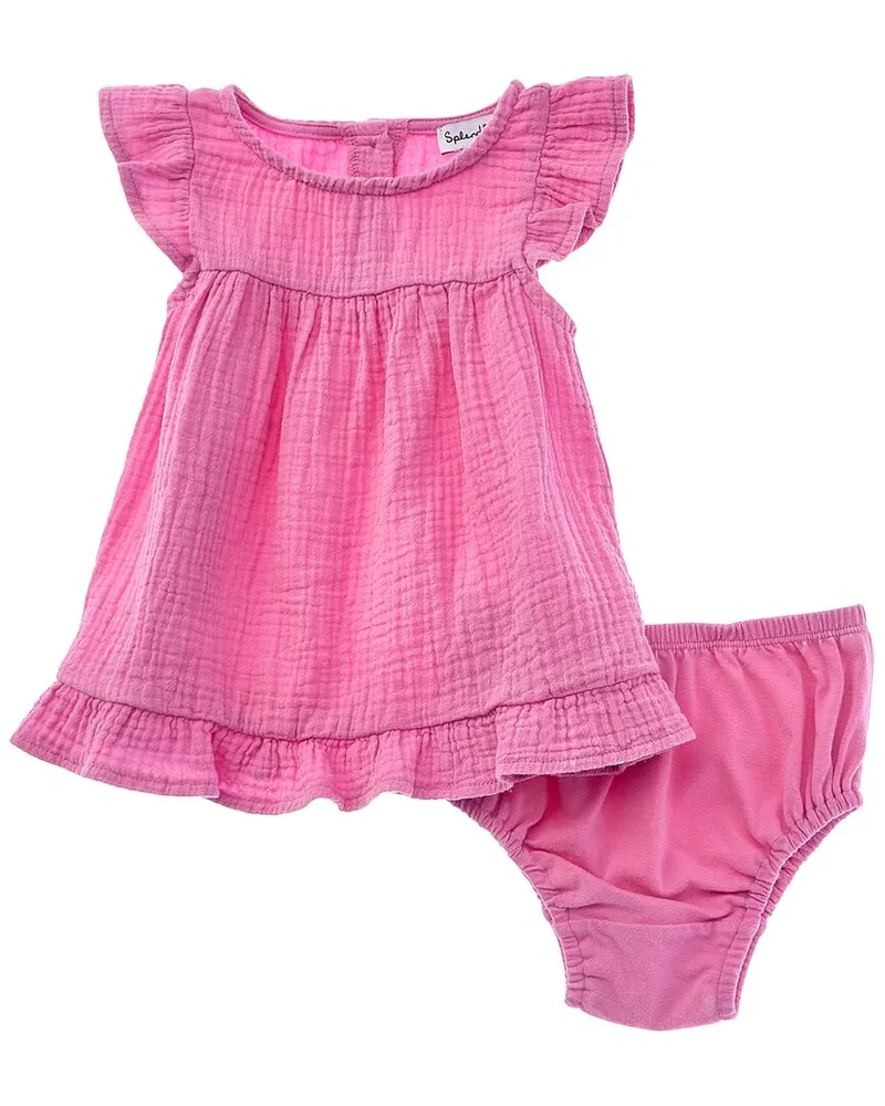 Splendid Sun Gauze Dress Pink