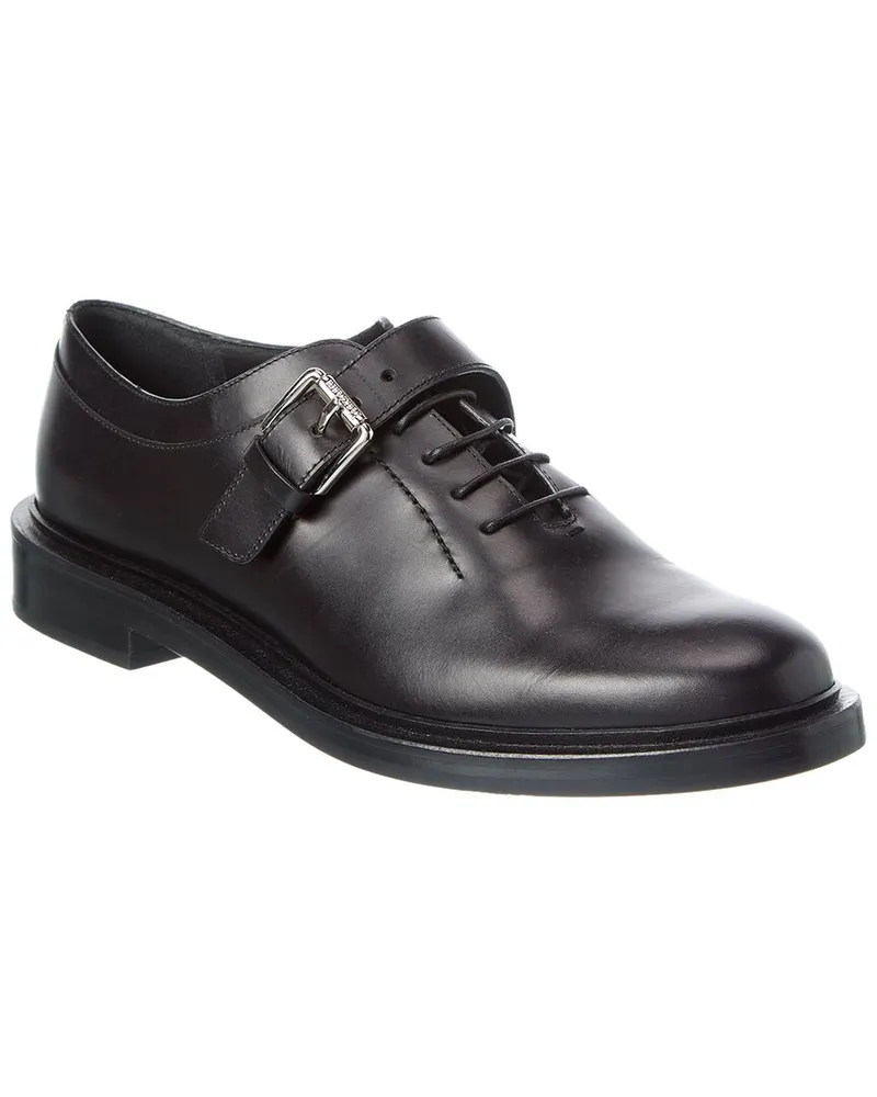 Max Mara Leather Loafer Black