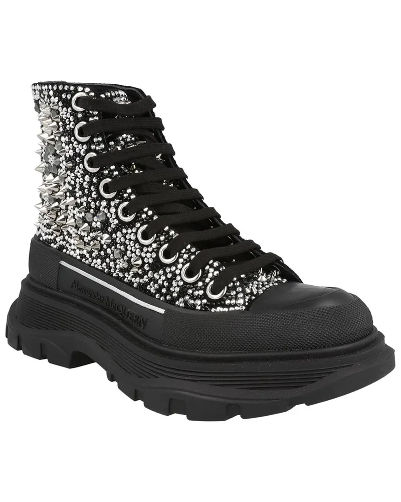 Alexander McQueen Leather Boot Black