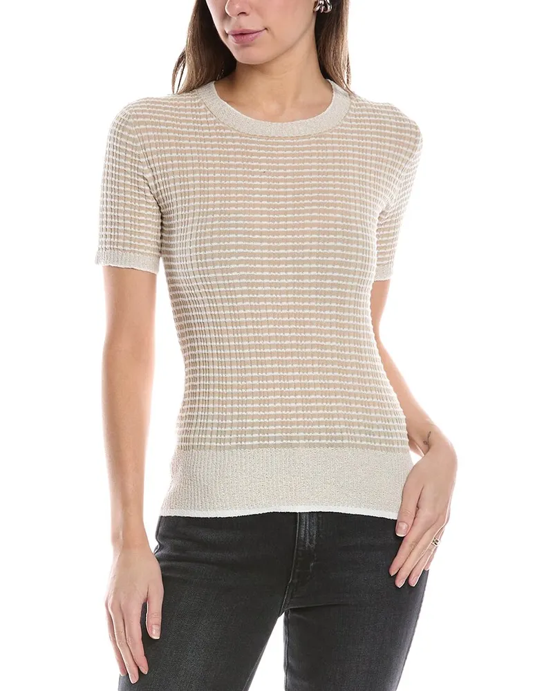 Rag & Bone Kilee Stripe T-Shirt Brown