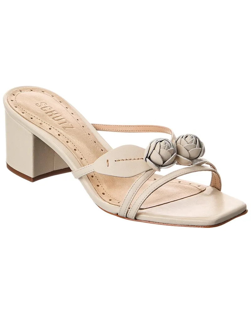 Schutz Alma Leather Sandal Nocolor