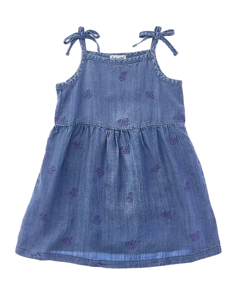 Splendid Tossed Flower Dress Blue