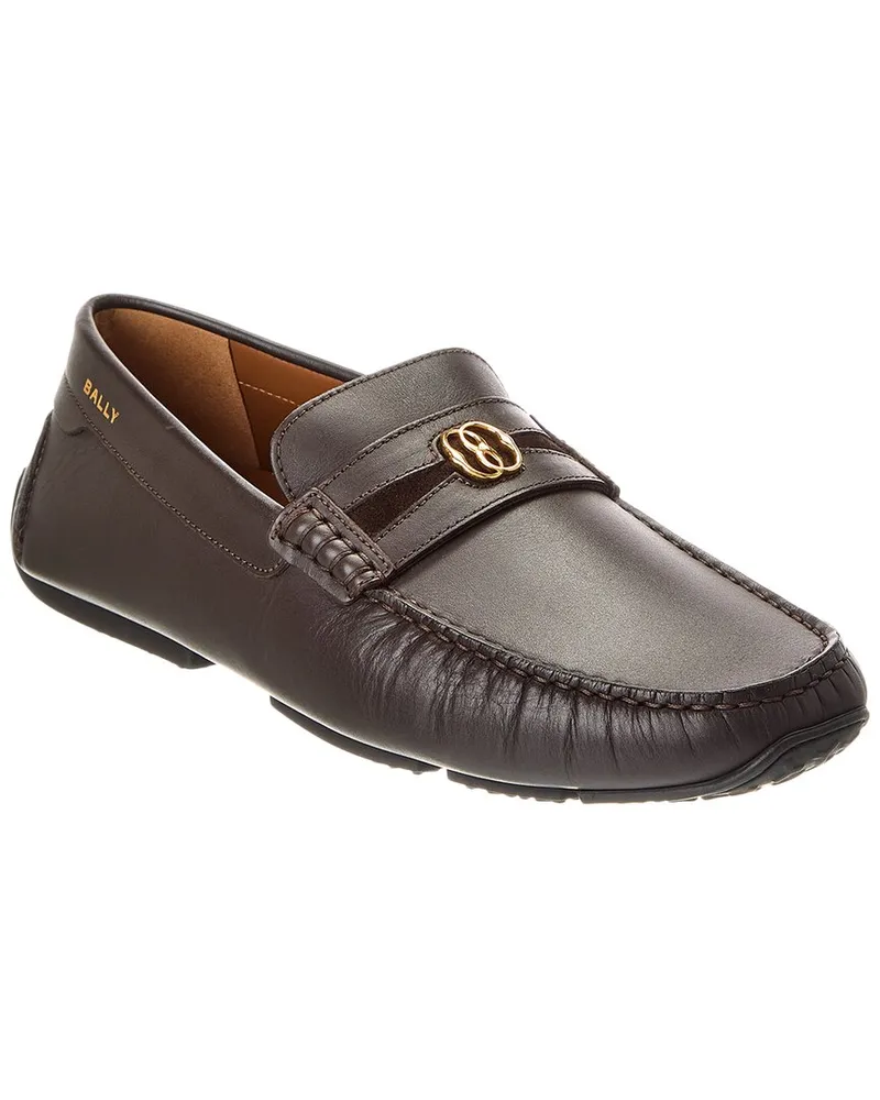 Bally Paklys Leather Loafer Brown