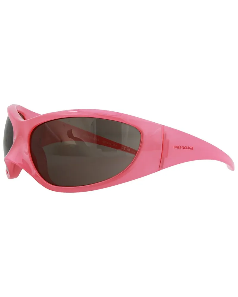 Balenciaga Women's BB0252S 80mm Sunglasses Pink