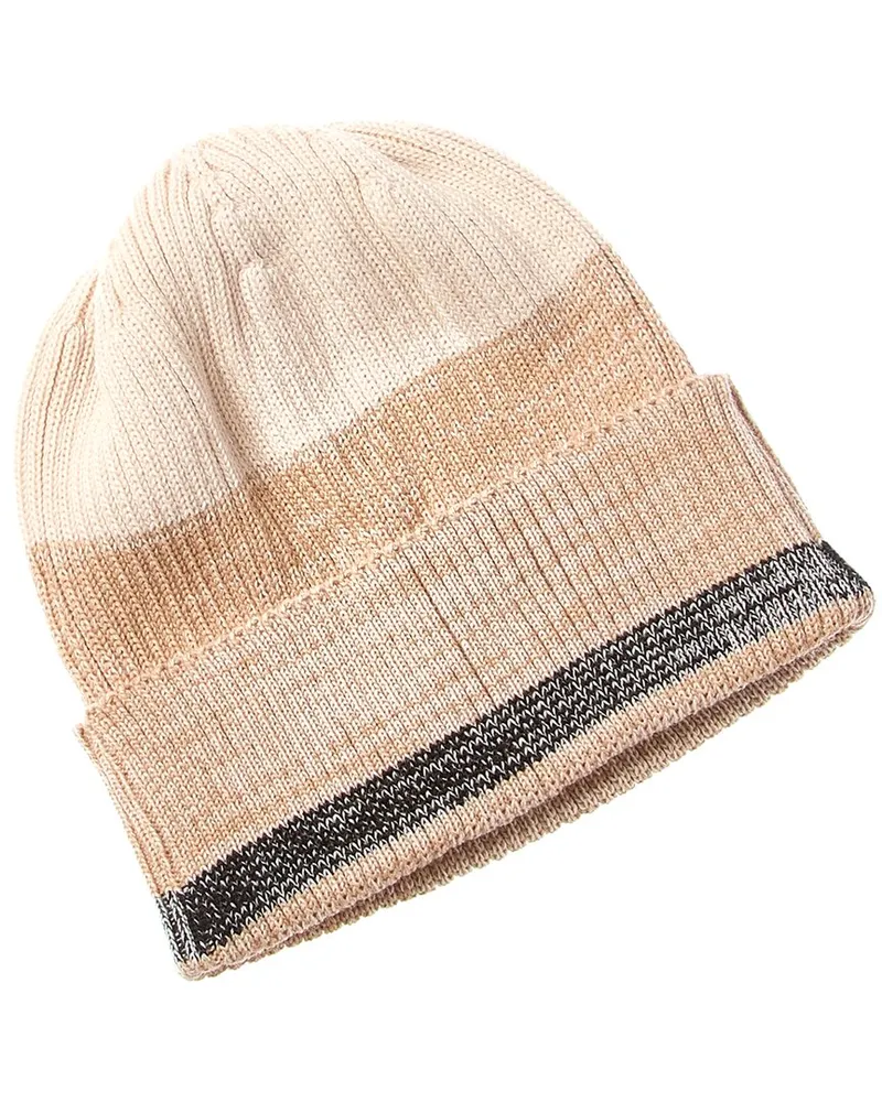 Missoni Wool-Blend Beanie Beige