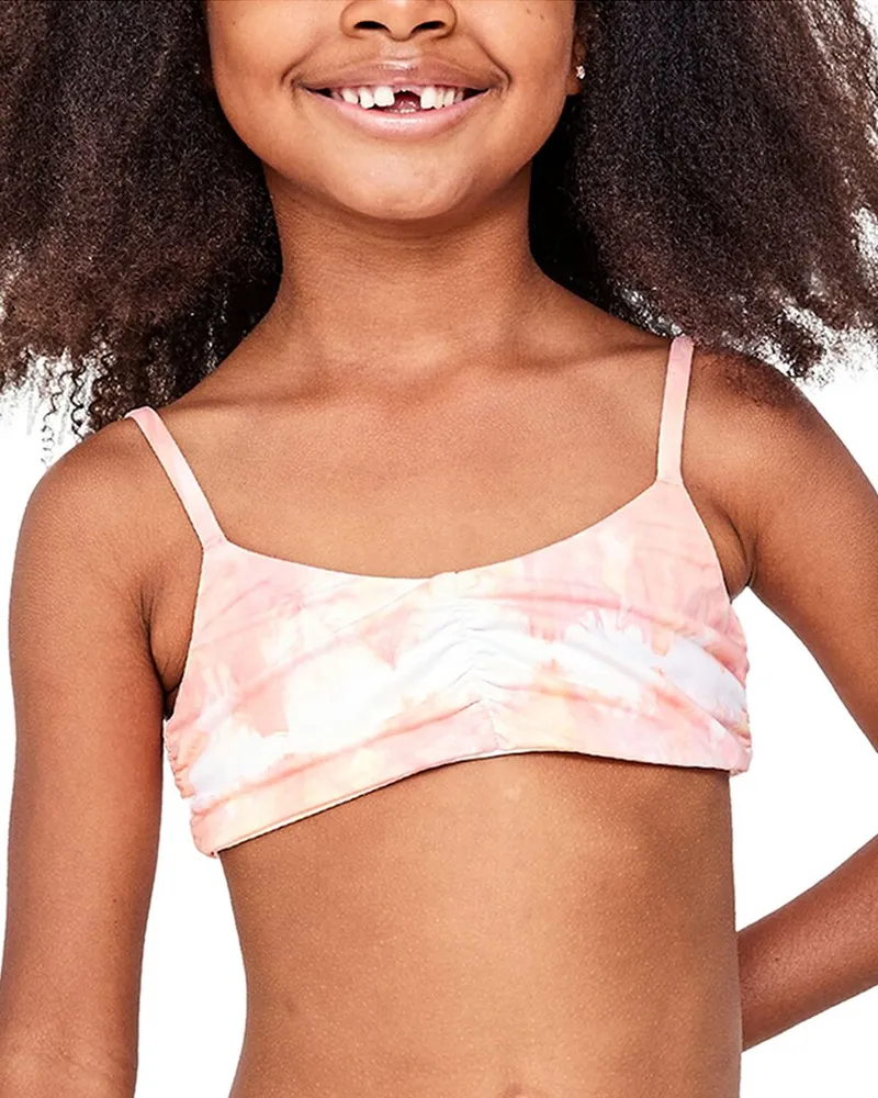 Bella Dahl Ruched Bikini Orange