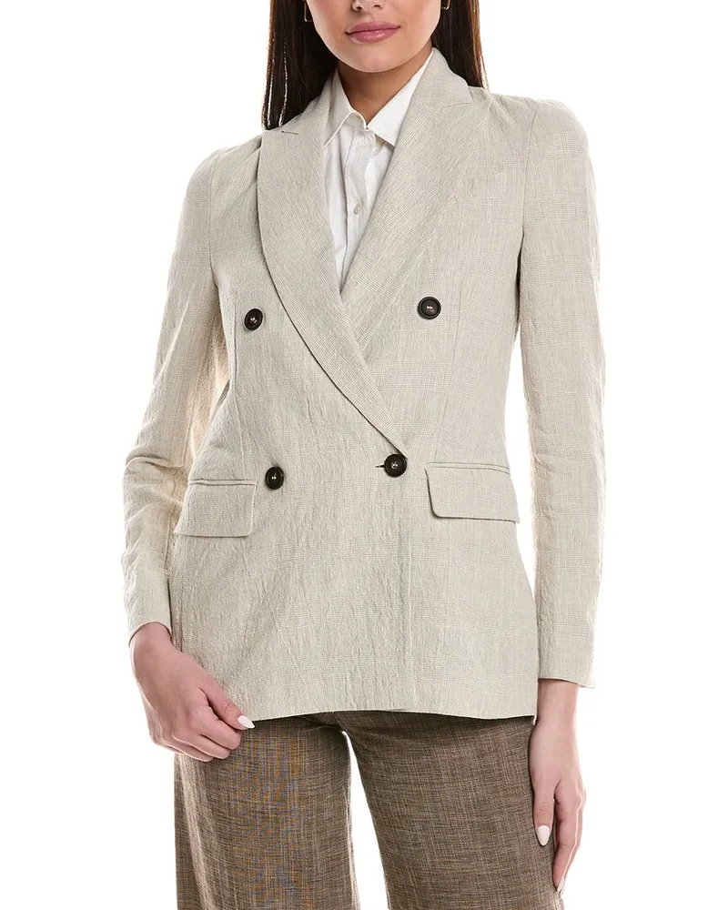 Brunello Cucinelli Linen Blazer Nocolor