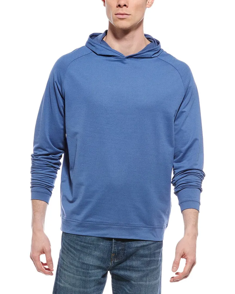 Peter Millar WM Phoenix Open Pine Performance Hoodie Blue