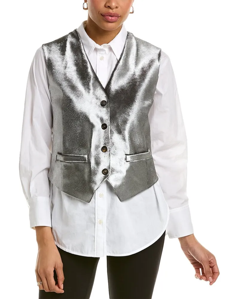 Brunello Cucinelli Leather Shirt Nocolor