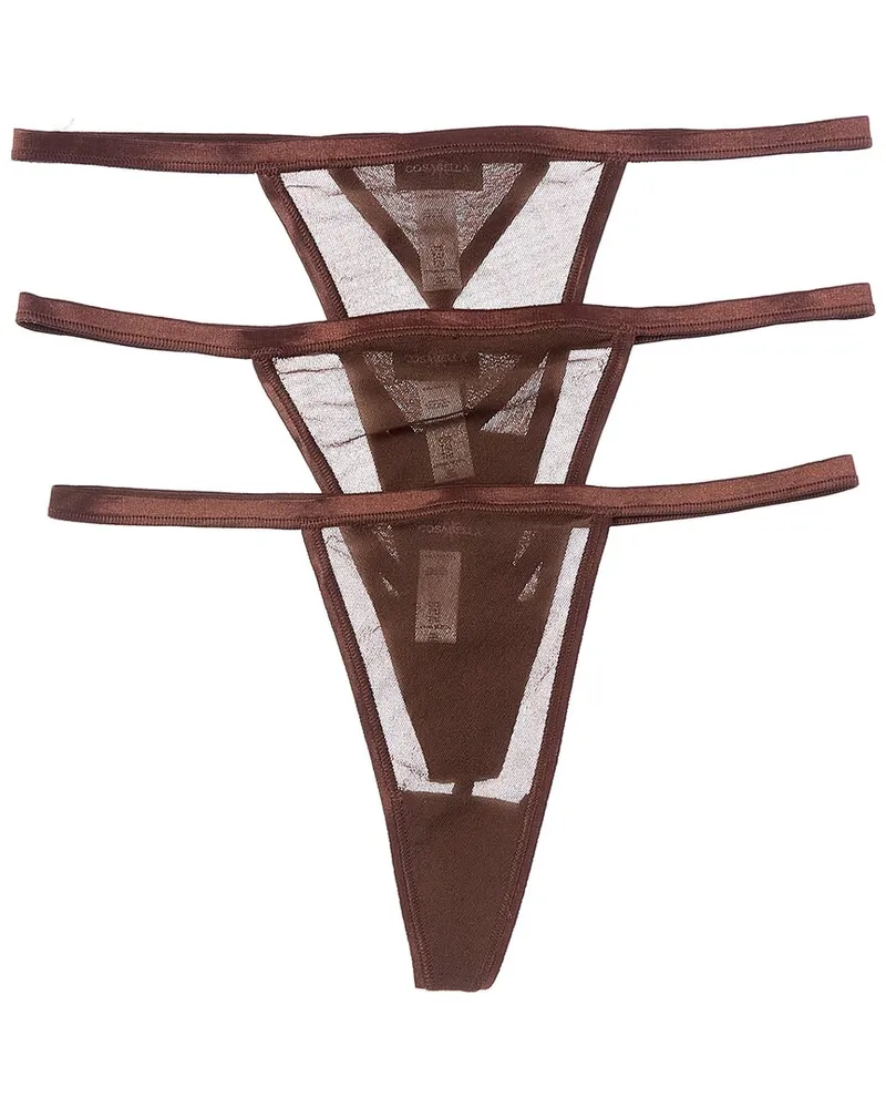 Cosabella 3pk Soire Confidence G-String Nocolor