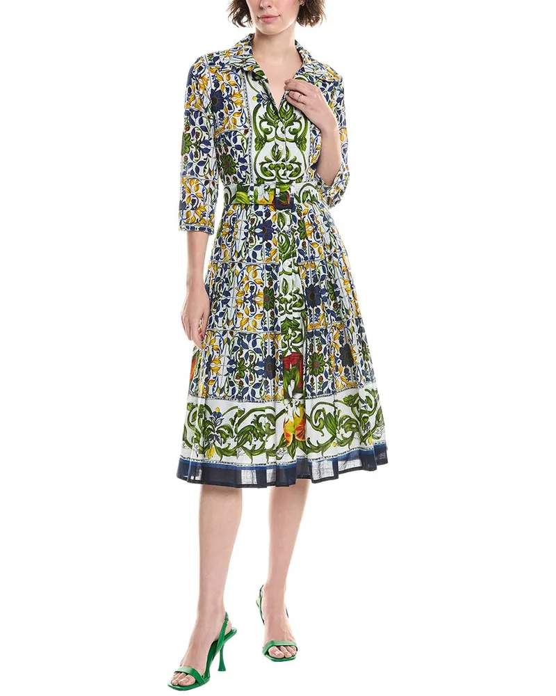 Samantha Sung Audrey 4 Shirtdress Blue