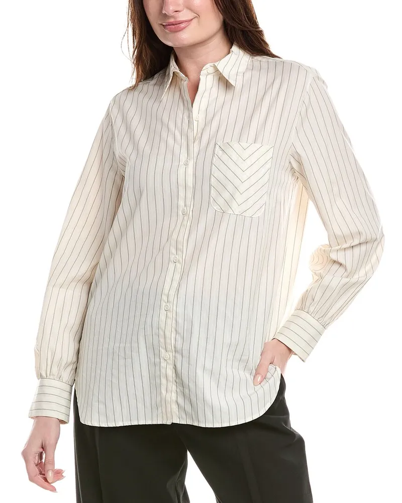 Rag & Bone Maxine Button-Down Shirt White
