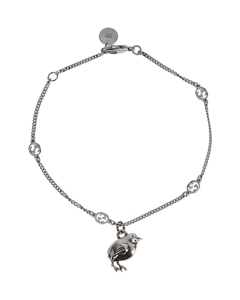 Gucci Silver Chick Bracelet Nocolor
