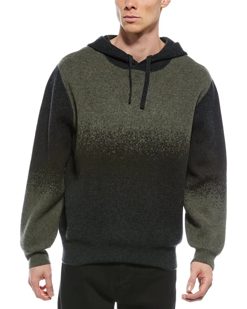 Rag & Bone Downing Wool & Cashmere-Blend Hoodie Green