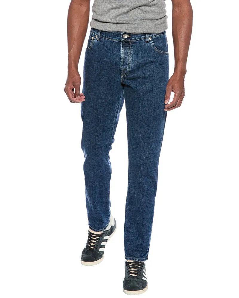 Brunello Cucinelli Medium Wash Skinny Jean Nocolor