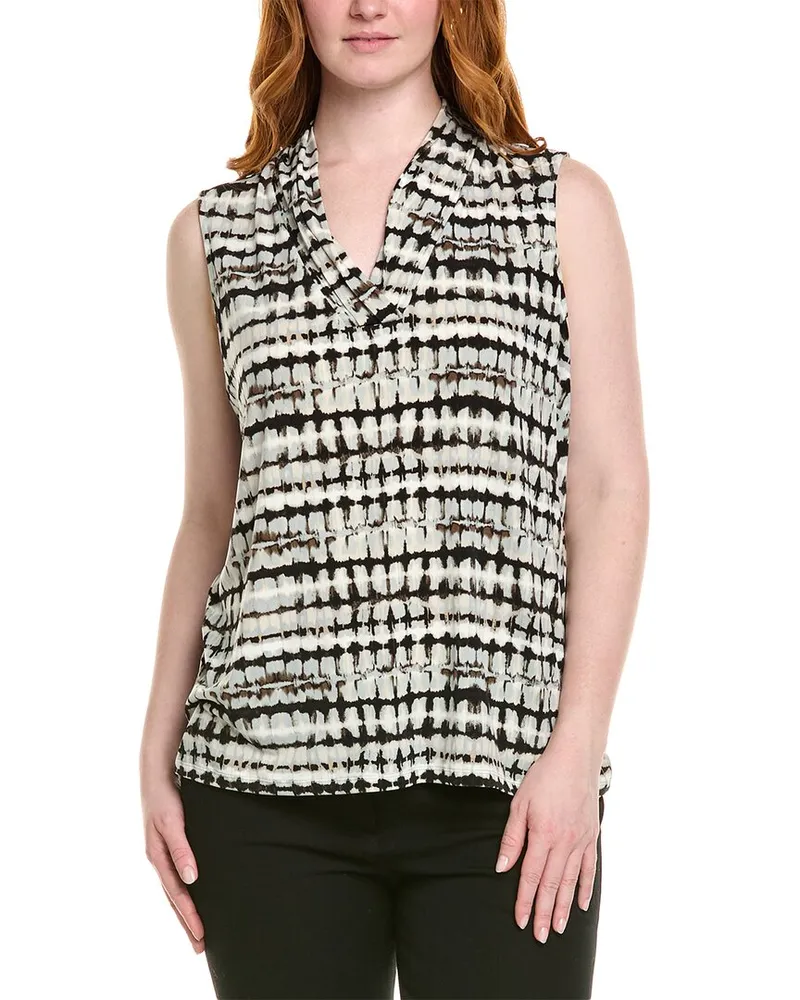 Anne Klein Plus Blouse Black
