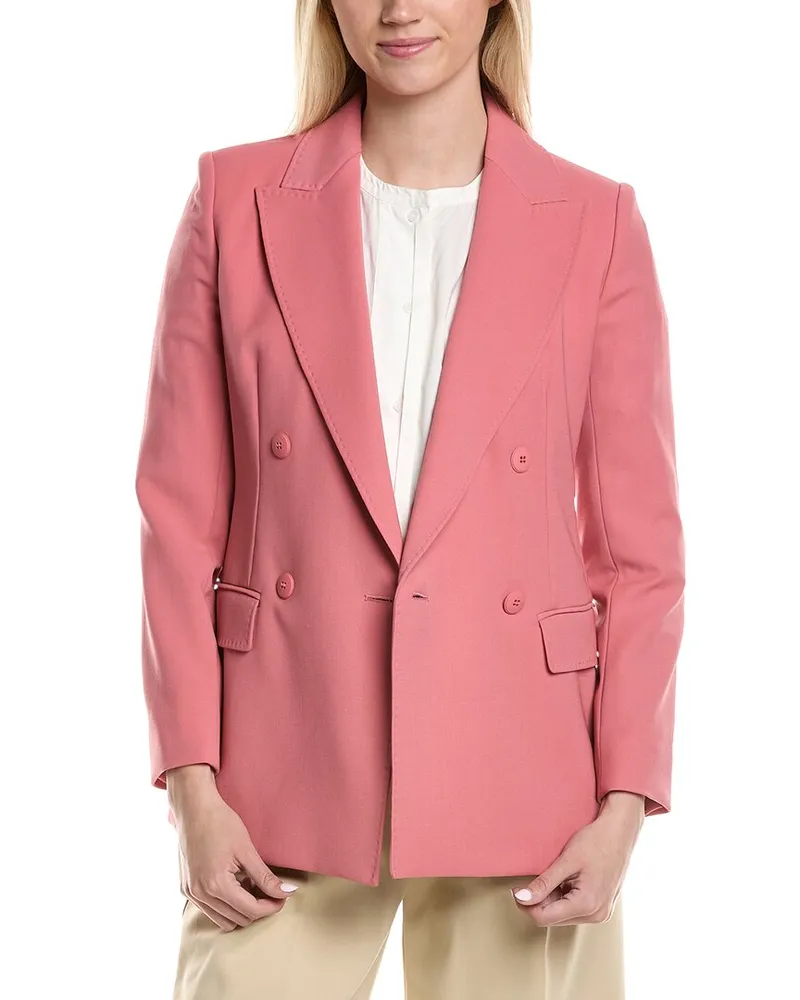 Max Mara Caucaso Wool Blazer Pink