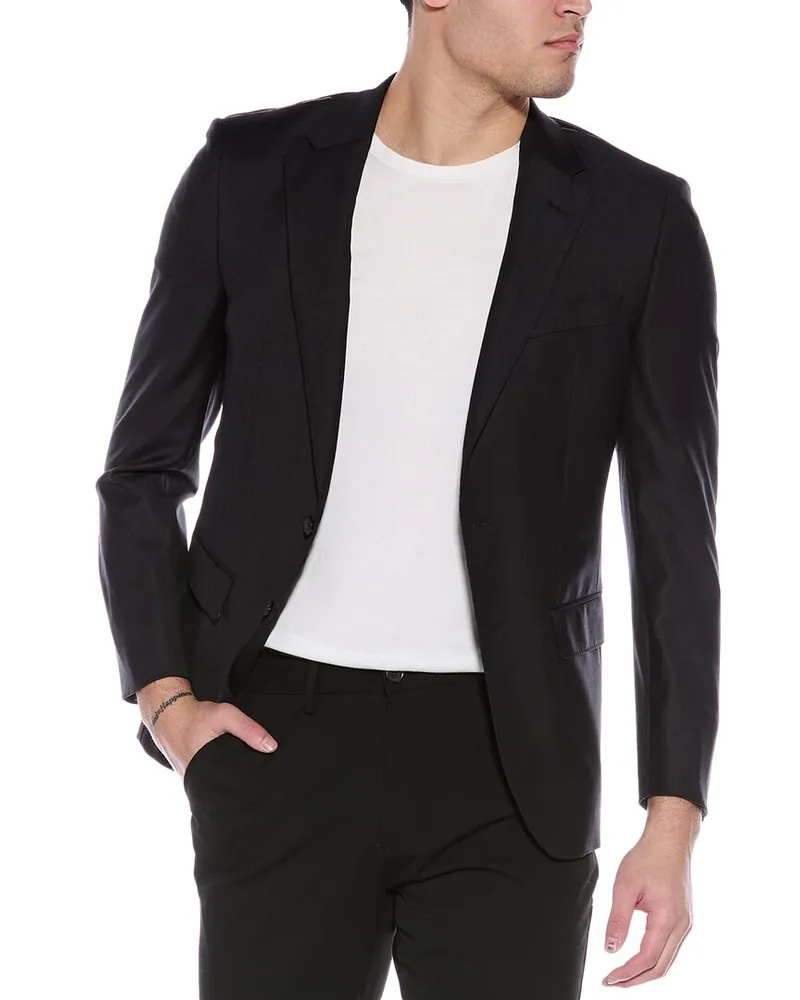 HUGO BOSS Slim Fit Wool-Blend Suit Jacket Black