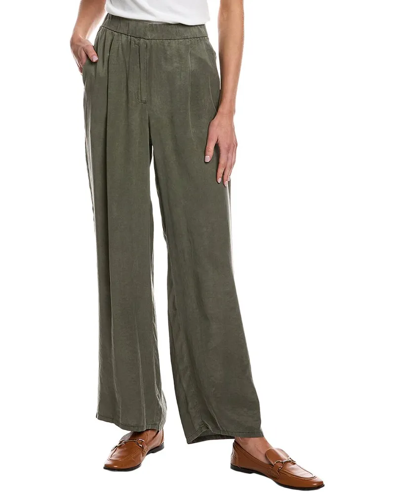 Eileen Fisher High Waisted Flare Pant Green