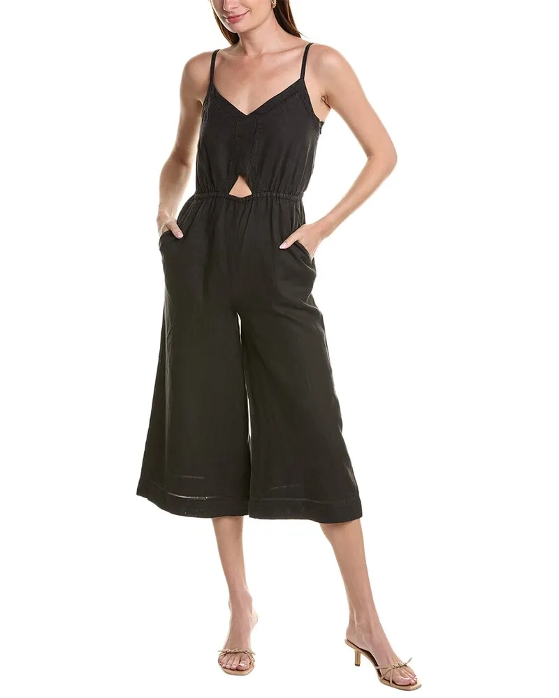 Joie Linen Jumpsuit Black