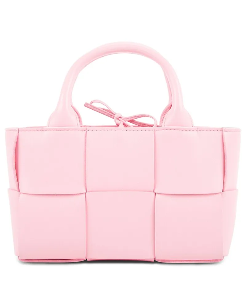 Bottega Veneta Pink Intrecciato Leather Candy Arco Tote (Authentic Pre-Loved Nocolor