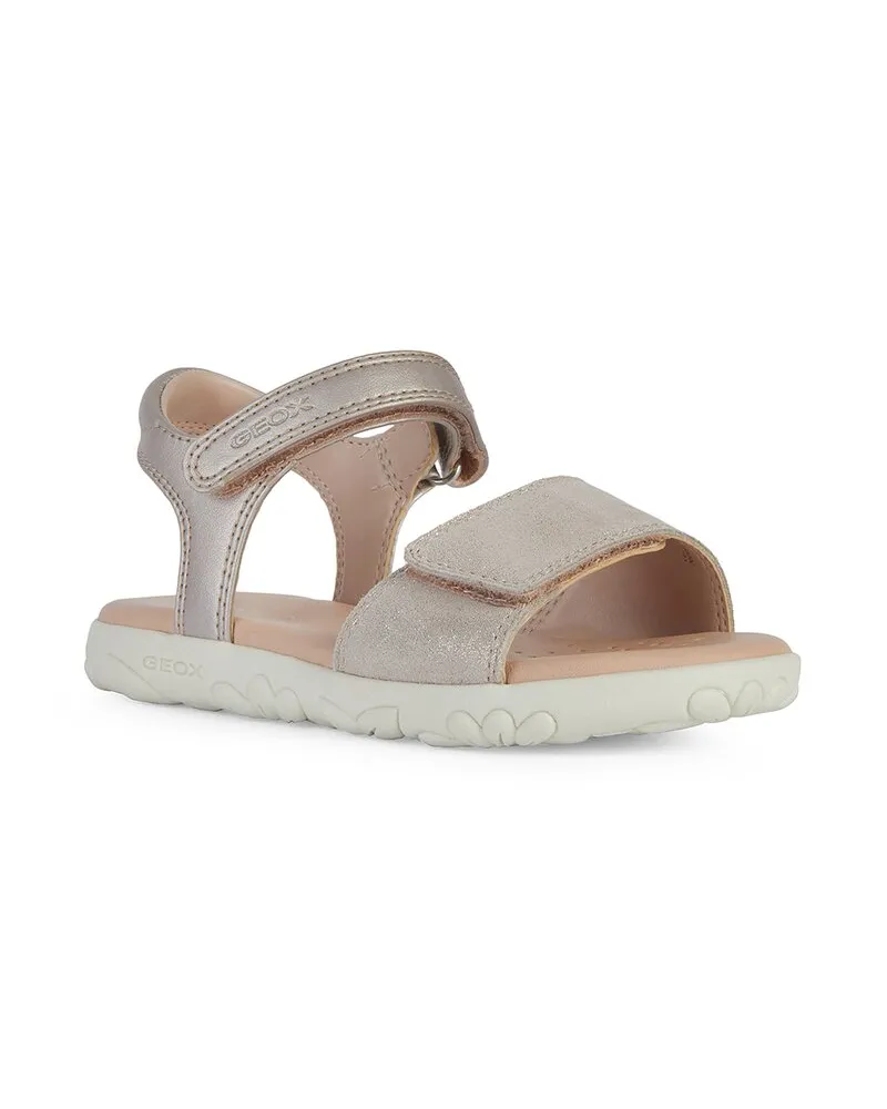 Geox Haiti Leather Sandal Pink