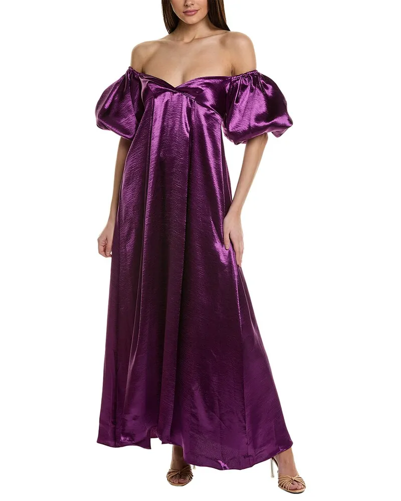 Caroline Constas Enya Gown Purple