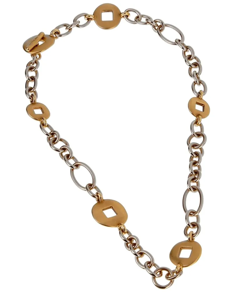 Pomellato 18K Two-Tone Heavy Link Necklace (Authentic Pre-Loved Nocolor