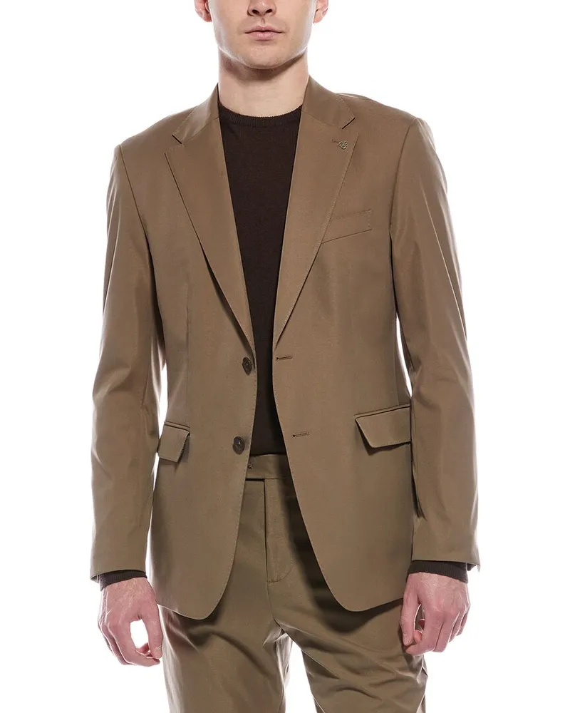 Scotch&Soda Tech Stretch Modern Fit Jacket Brown