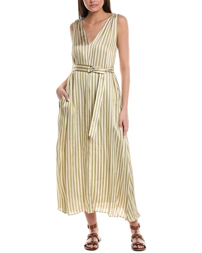 Brunello Cucinelli Silk-Blend Maxi Dress Nocolor