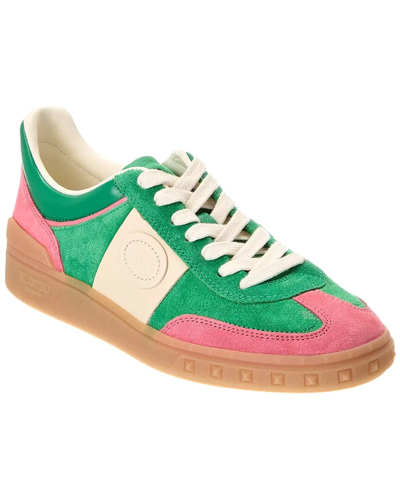 Valentino Garavani Upvillage Suede Sneaker Green